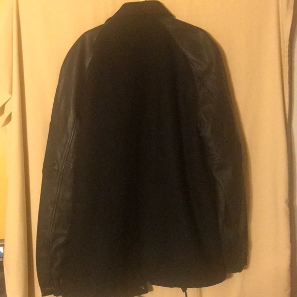 COACH Men’s Leather Varsity Bomber Jacket NWT - Picture 4 of 4
